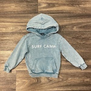 Little Bipsy Blue Wash Surf Camp hoodie